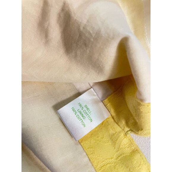 Lilly Pulitzer Bees Knees Tunic Top Yellow Lace Square Neck Size 4 - Picture 6 of 6